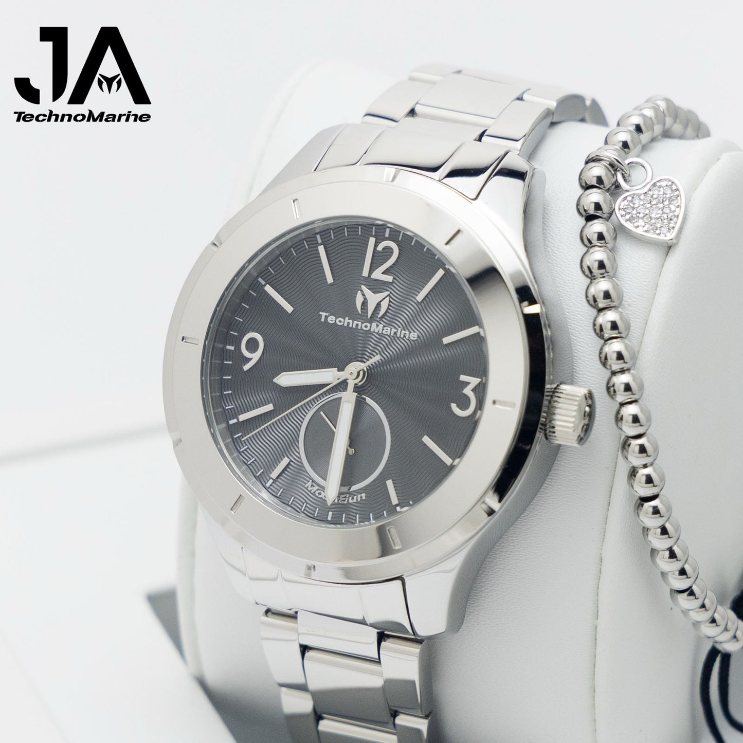 TechnoMarine MoonSun MoonSun Women Watch - 42mm, SILVER