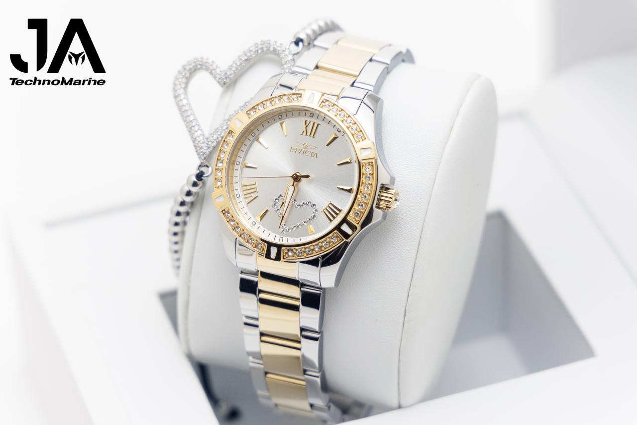 Invicta Angel Women's Watch - 34.5mm, Steel, Gold Una Pulsera Gratis