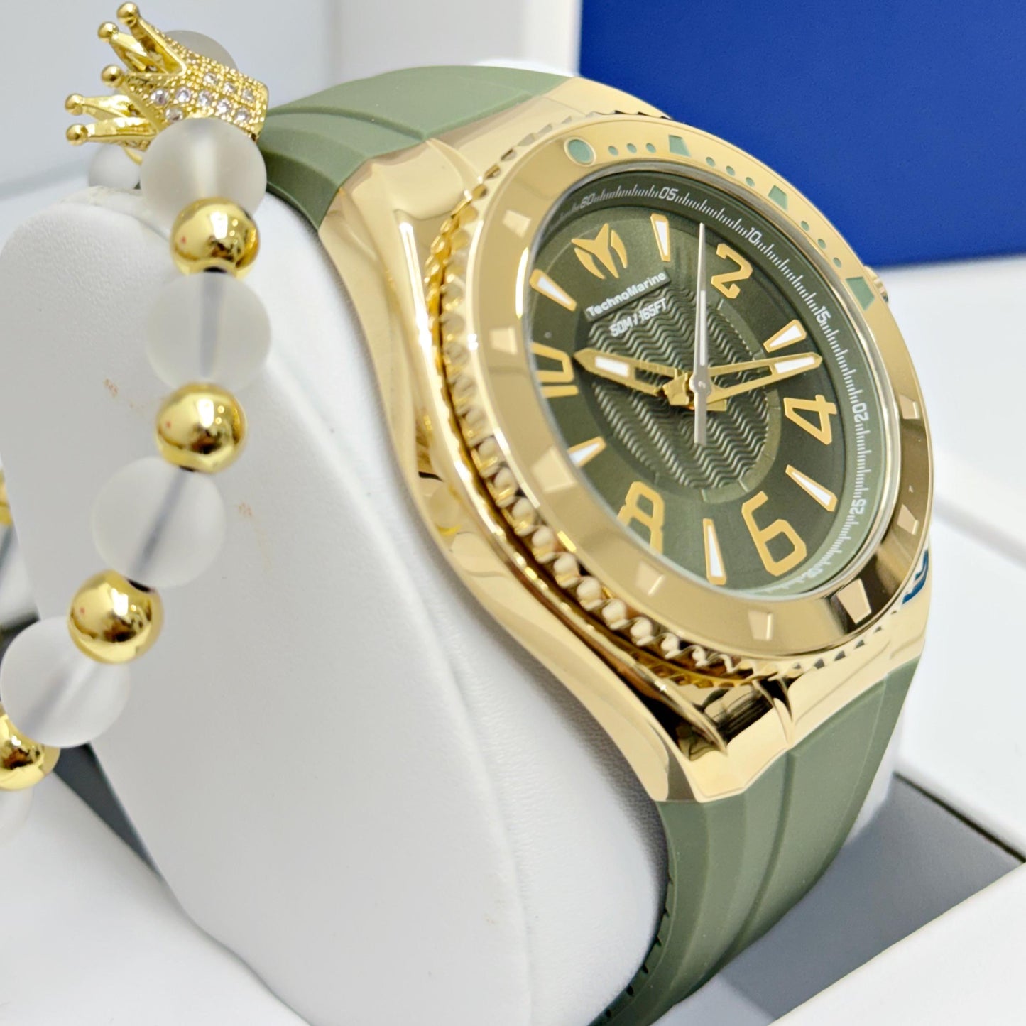 TechnoMarine Lusso Mare Men's Watch - 44mm Green