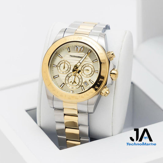 Technomarine Men Manta Ray Chronograph Quartz White Dial 42 mm
