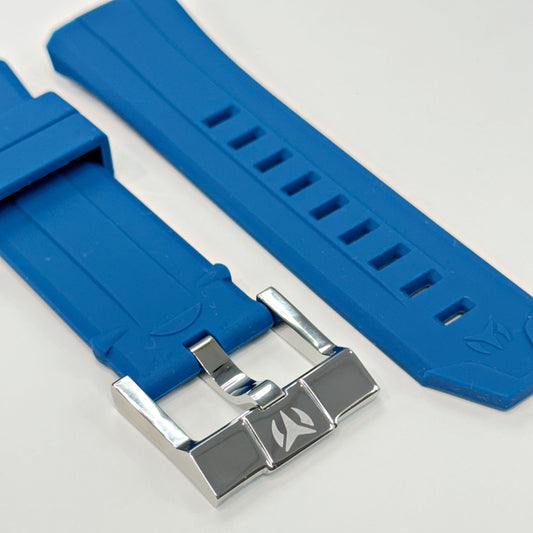 Correa hombre 44, 45 46 mm Pasador blue