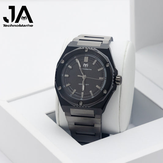 TechnoMarine Coral Coral Legacy Men's Watch - 45mm, Black Silver
