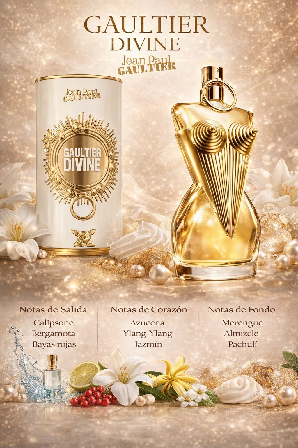 JEAN PAUL GAULTIER DIVINE 3.4 OZ
