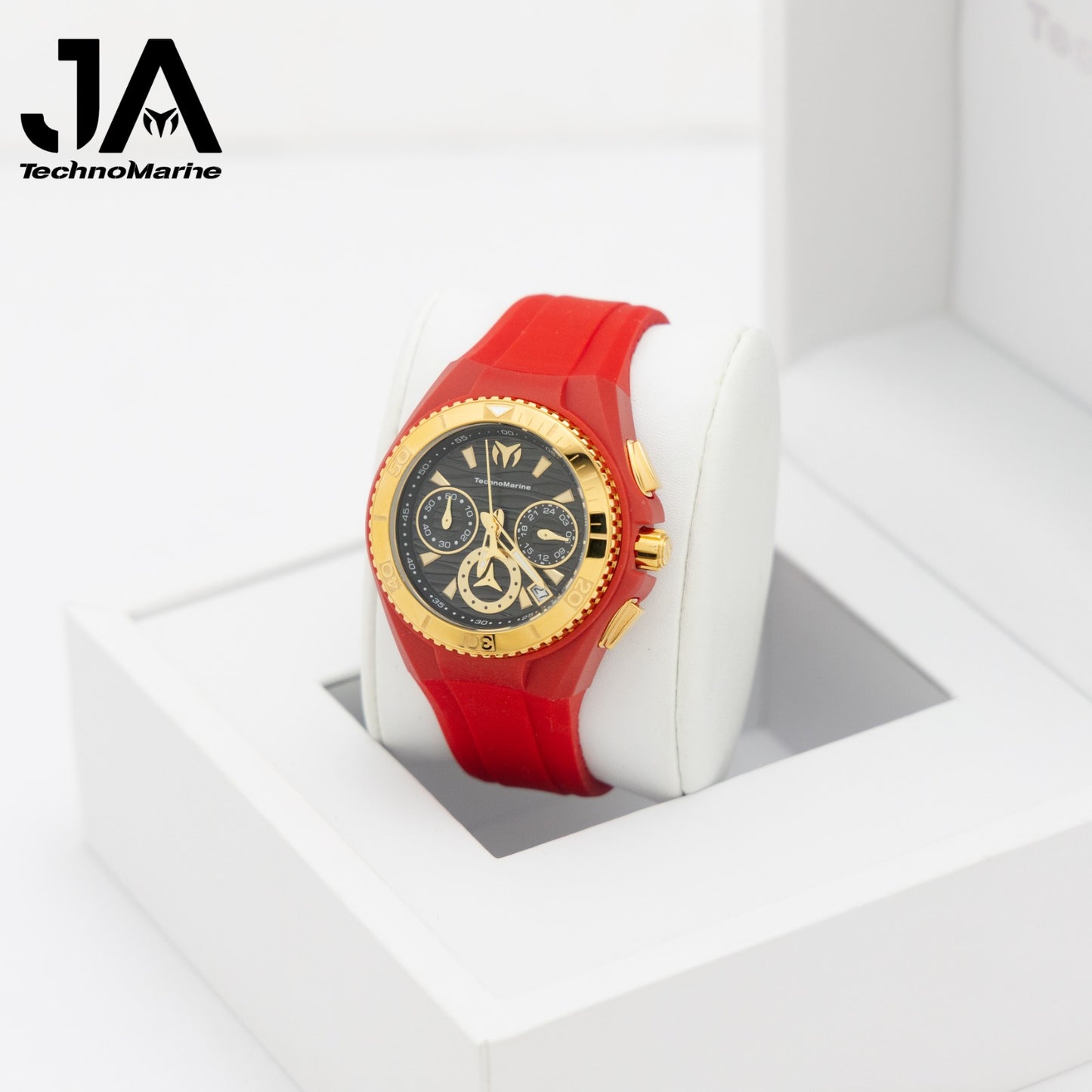 𝐓𝐄𝐂𝐇𝐍𝐎𝐌𝐀𝐑𝐈𝐍𝐄 Women's 40mm Cruise Dream Gold &amp; White
