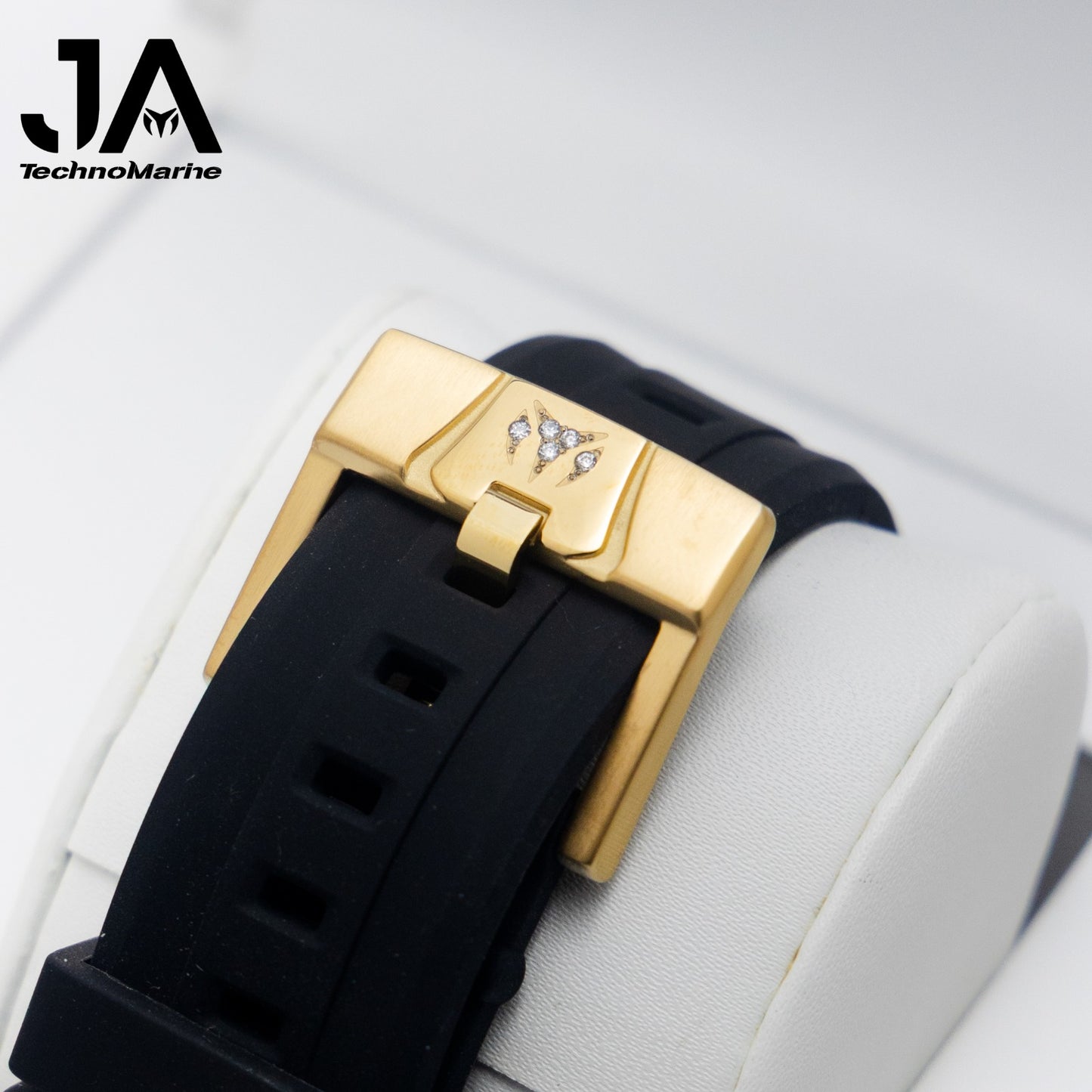 TechnoMarine Custom Cruise Glitz Men's Watch  45mm, Diamond Botones y Una Hebilla Custom