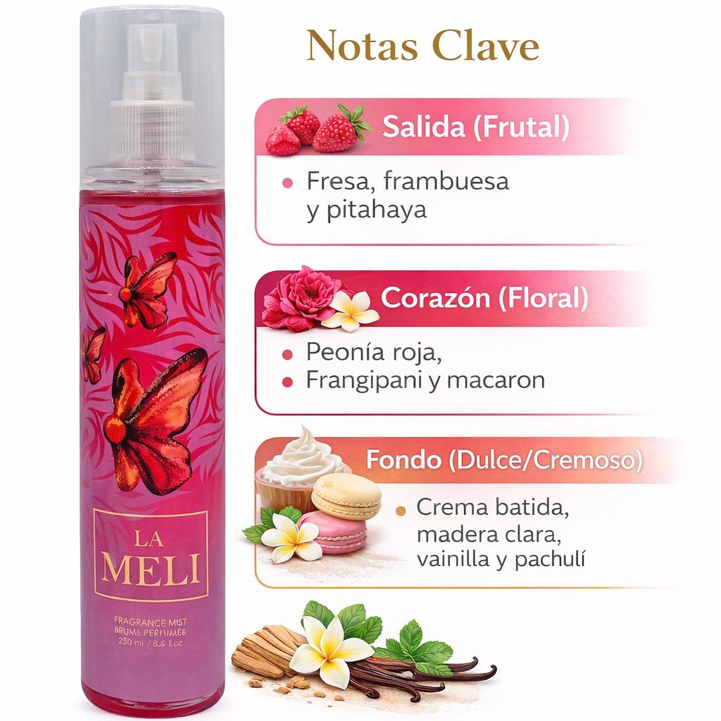 LA MELI Body Mist inspirado en La Bomba