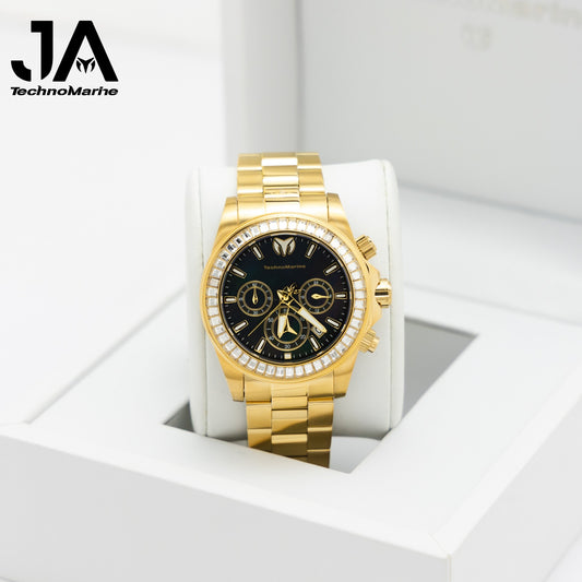 Technomarine Men Manta Ray Chronograph Quartz White Dial 42 mm