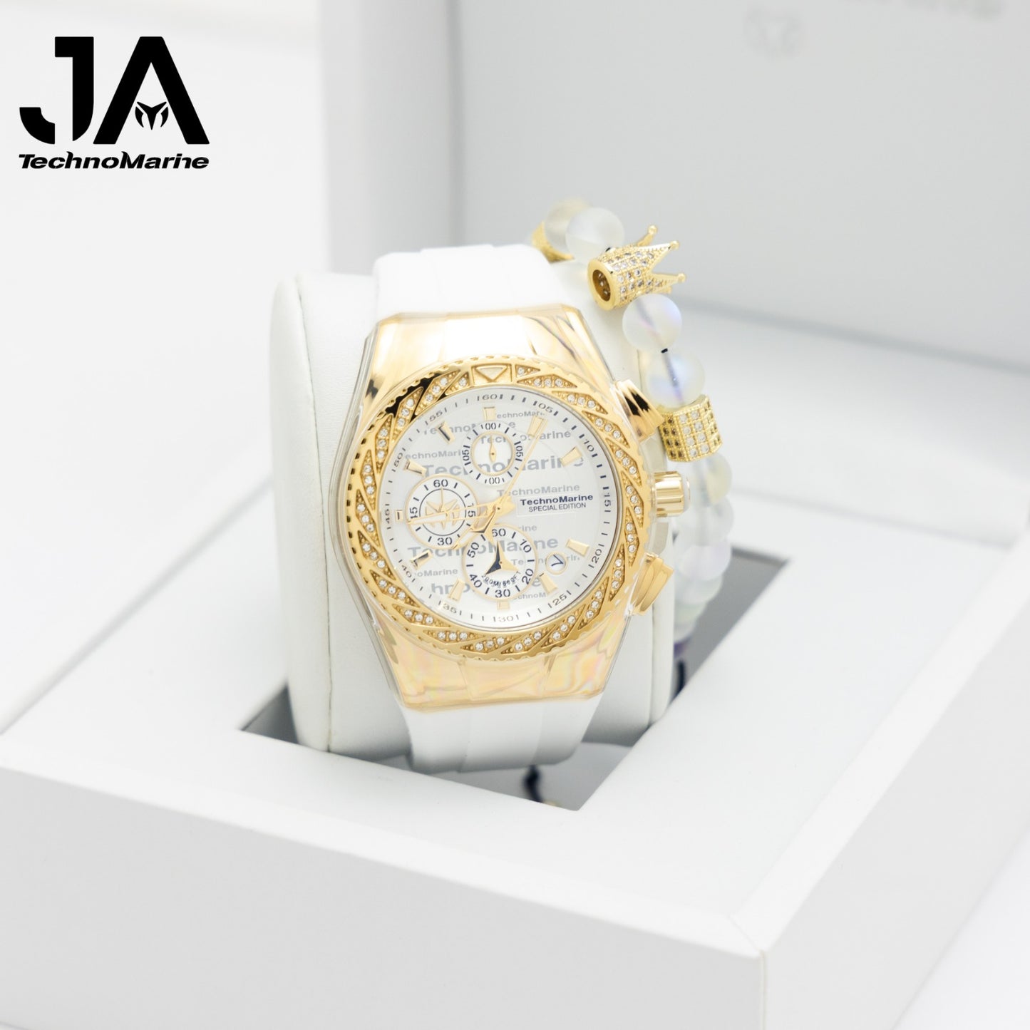 TechnoMarine Cruise Glitz Men's Watch 45mm,Diamond  + 5 % Descuento Adicional