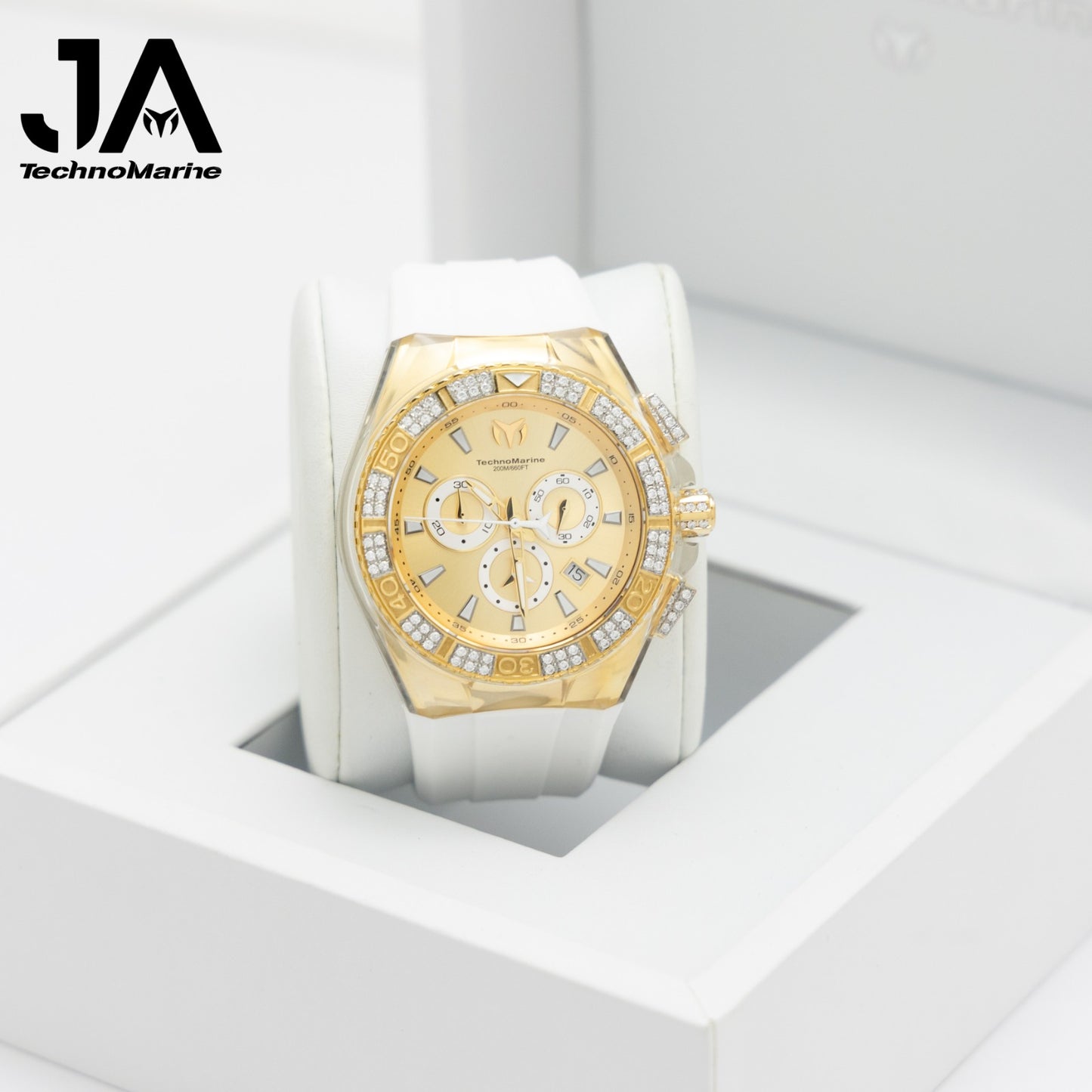 TECHNOMARINE Gold and Gold Suizo Custom  Men's Cruise Star Qtz Chrono Men's Watch 