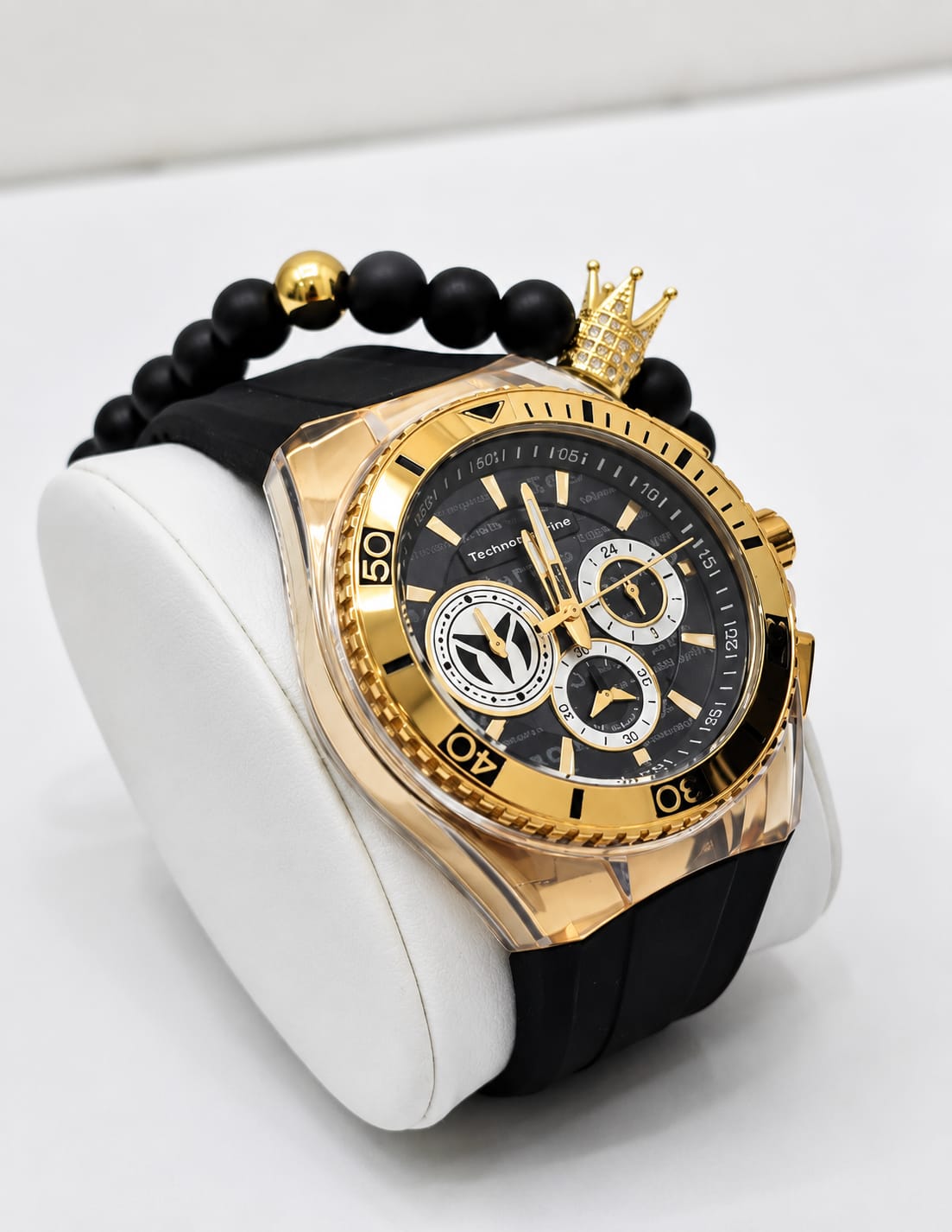 TechnoMarine Cruise California Una pulsera a Escoger y Un Splash 46.65mm, Black