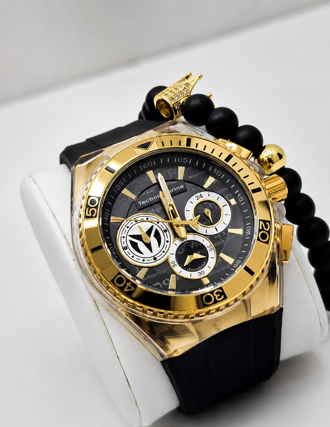 TechnoMarine Cruise California Una pulsera a Escoger y Un Splash 46.65mm, Black