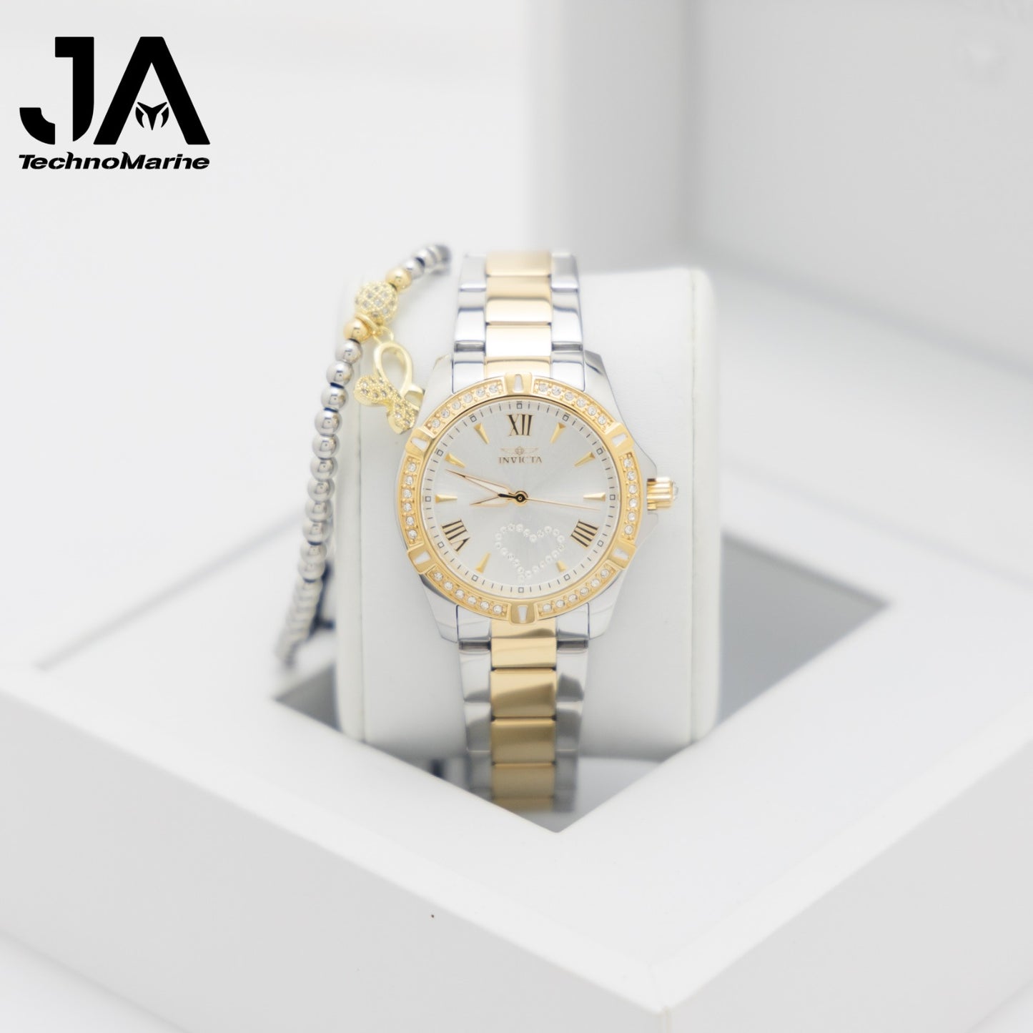 Invicta Angel Women's Watch - 34.5mm, Steel, Gold Una Pulsera Gratis