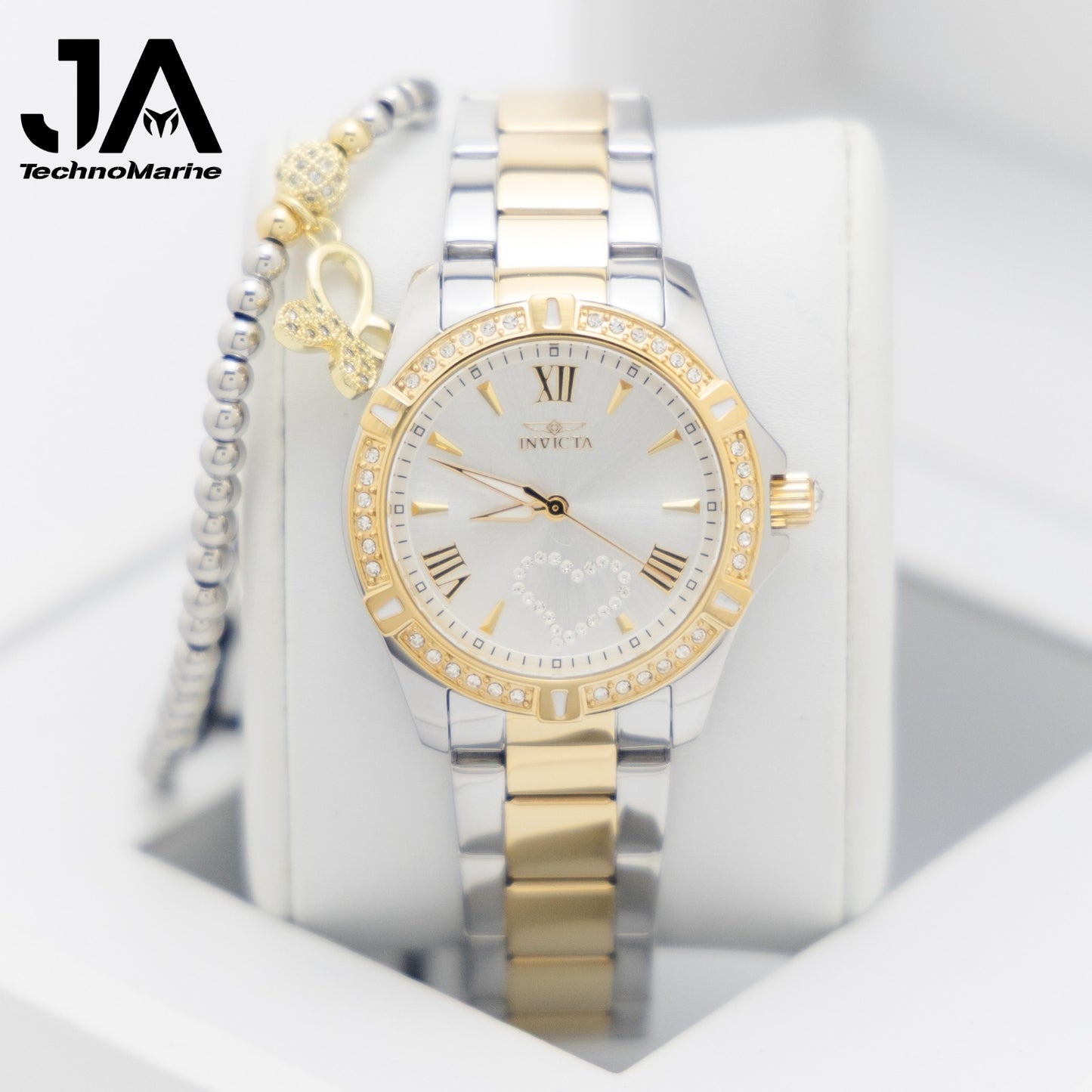 Invicta Angel Women's Watch - 34.5mm, Steel, Gold Una Pulsera Gratis