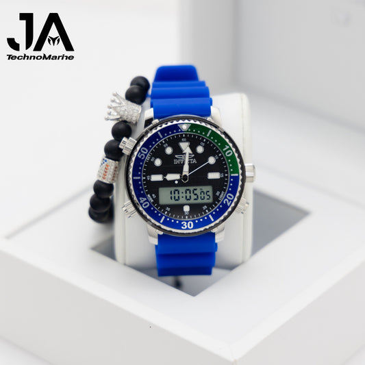 Invicta Pro Diver Digital Men's Watch - 46.5mm. Blue Una Pulsera Gratis