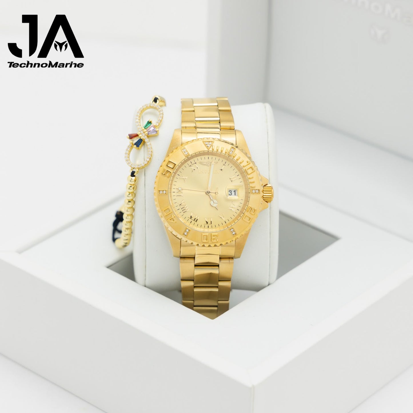 Invicta Pro Diver  Caliber Women Watch - 40mm, Gold
