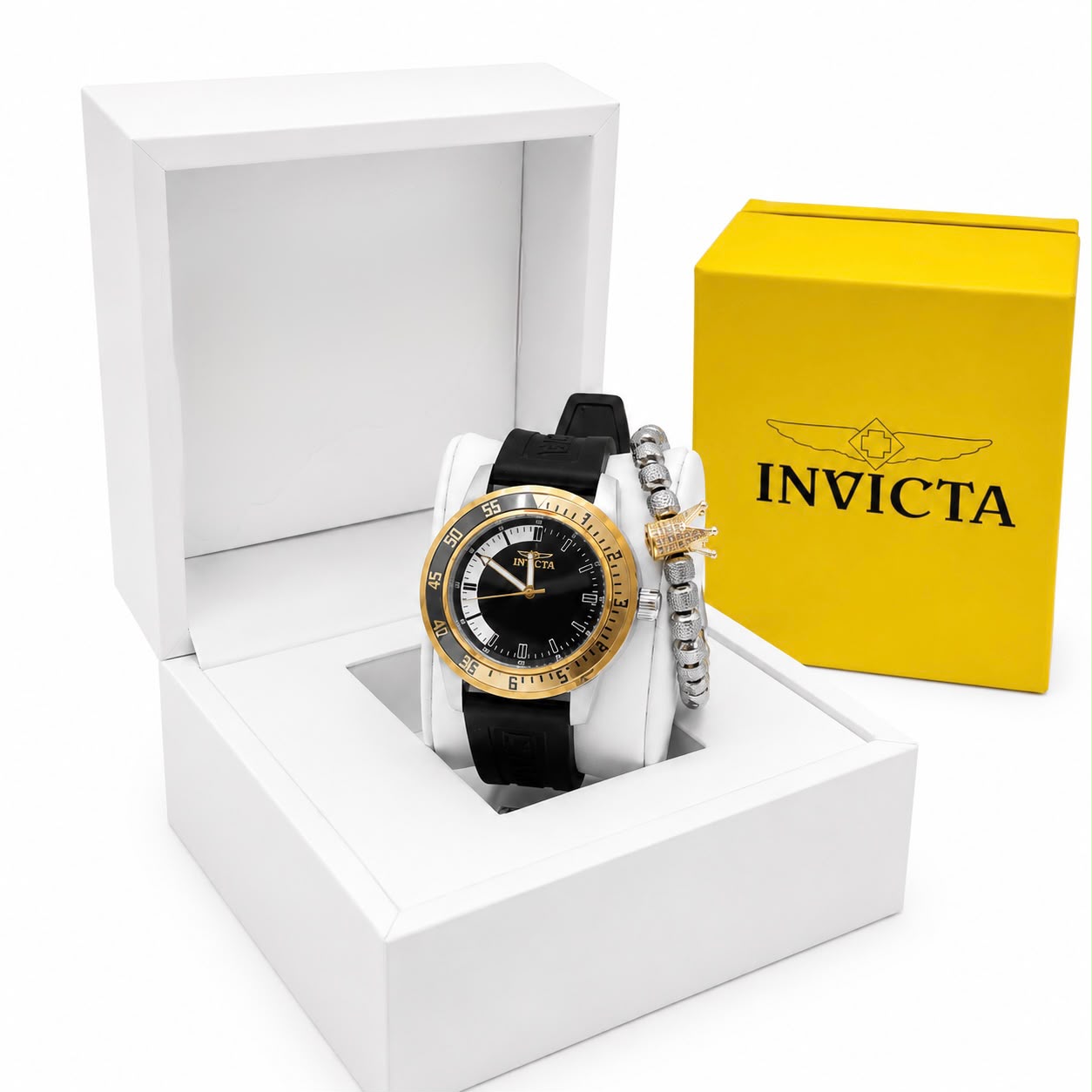 Invicta Specialty Men's Watch - 45mm, Black PULSERA GRATIS