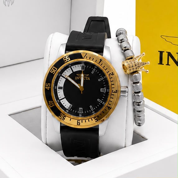 Invicta Specialty Men's Watch - 45mm, Black PULSERA GRATIS