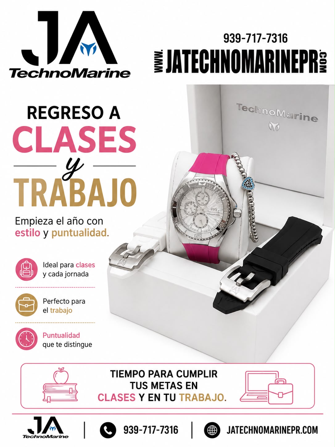 Technomarine 40mm Cruise Chronograph Quartz Silver  Dial Unisex Watch Una Pulsera Gratis