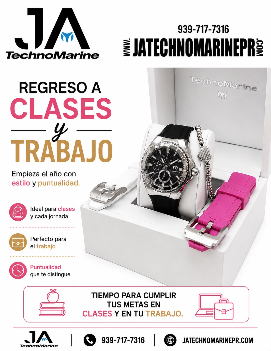 Technomarine 40mm Cruise Chronograph Quartz Silver  Dial Unisex Watch Una Pulsera Gratis