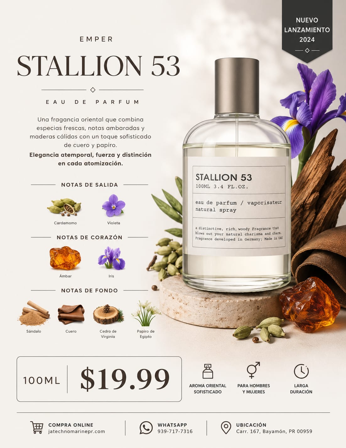 STALLION 53 3.4 OZ 5% DE DESCUENTO ADICIONAL TOTAL DESCUENTO APLICADO $25.75