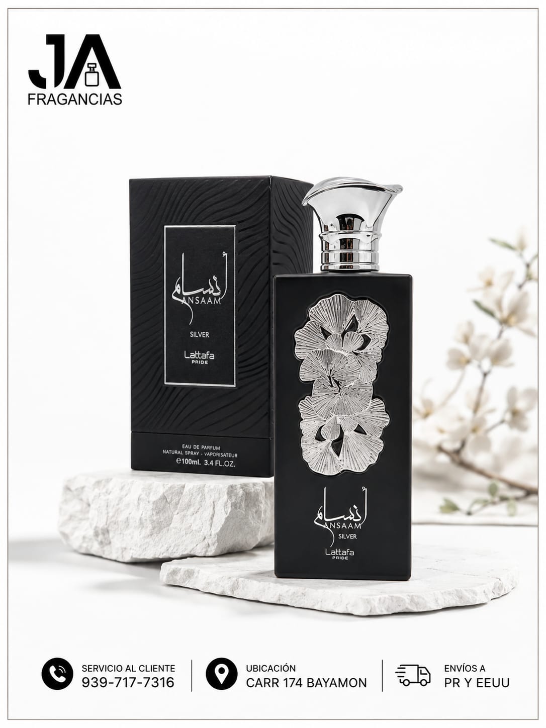 ANSAAM SILVER 3.4 OZ Unisex + 5 % Descuento Adicional