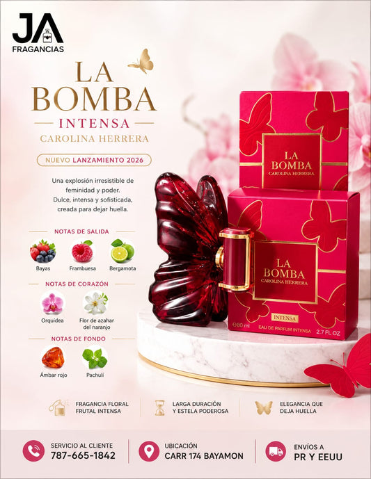 La Bomba Intensa Carolina Herrera para Mujeres 2.7oz 5 % Descuento Adicional