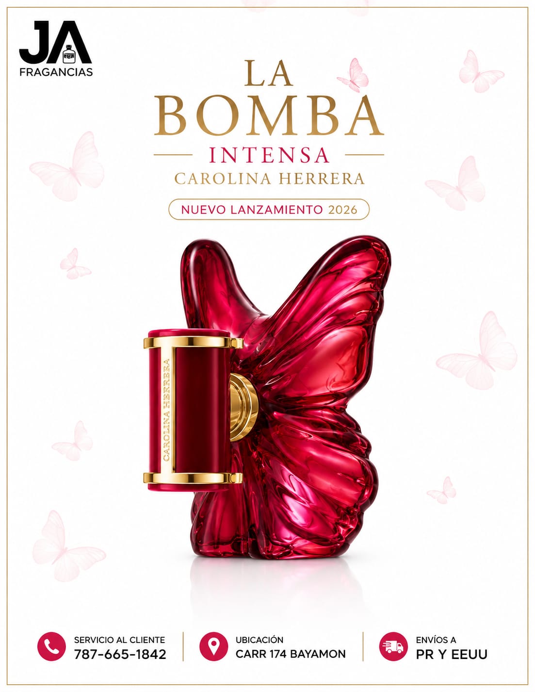 La Bomba Intensa Carolina Herrera para Mujeres 2.7oz 5 % Descuento Adicional