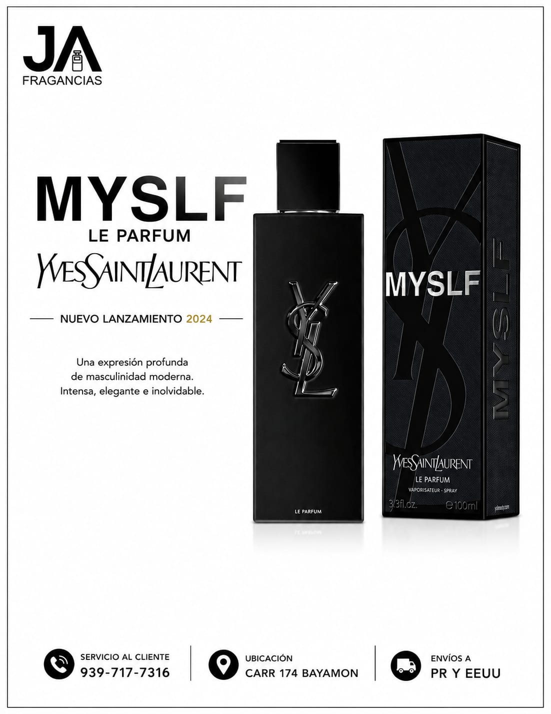 MYSLF Le Parfum Yves Saint Laurent for men 5 % Descuento Adicional