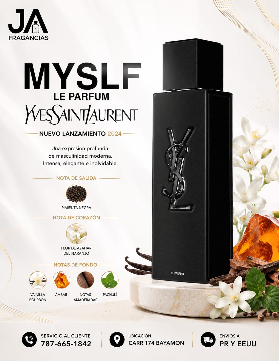 MYSLF Le Parfum Yves Saint Laurent for men 5 % Descuento Adicional
