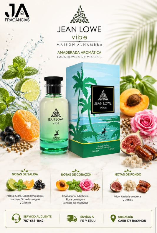Jean Lowe Vibe 3.4oz + 5% de descuento adicional
