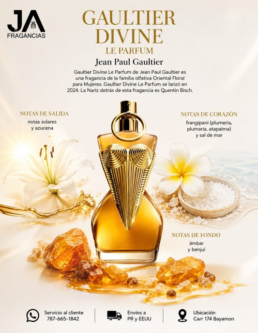 JEAN PAUL GAULTIER DIVINE LE PARFUM 3.4 OZ + 5 % Descuento Adicional