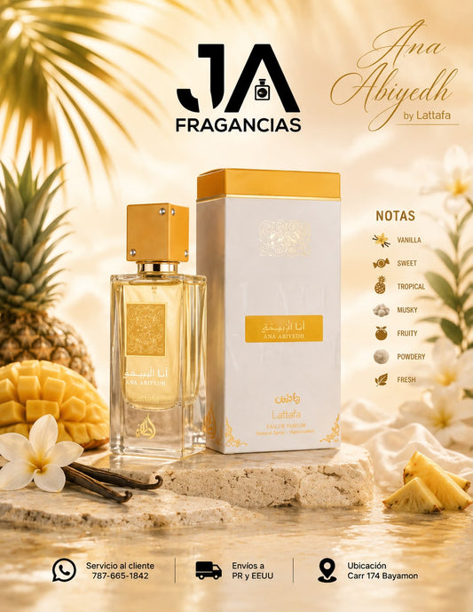 Ana Abiyedh Passion Lattafa + 5 % Descuento Adicional
