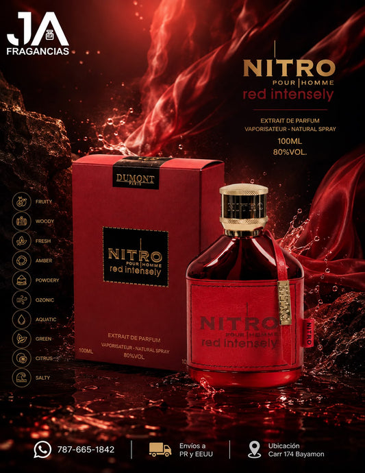 Nitro Red Intensely 3.4oz + 5 % Descuento Adicional