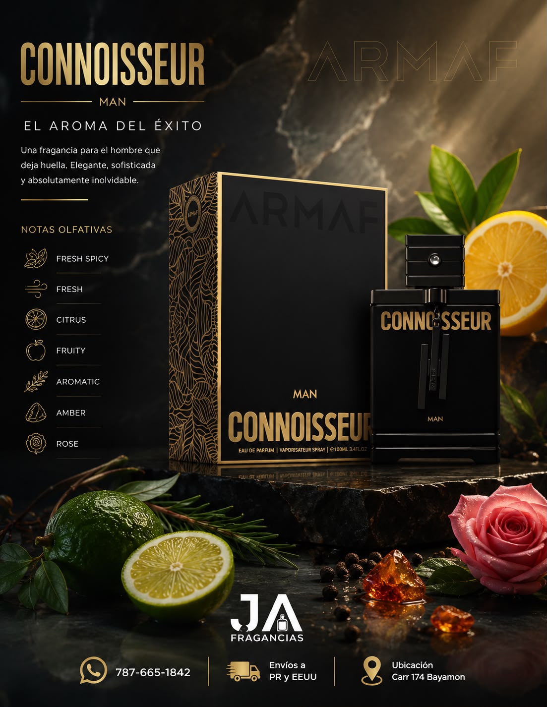 CONNOISSEUR ARMAF 3.4OZ  + 5 % Descuento Adicional