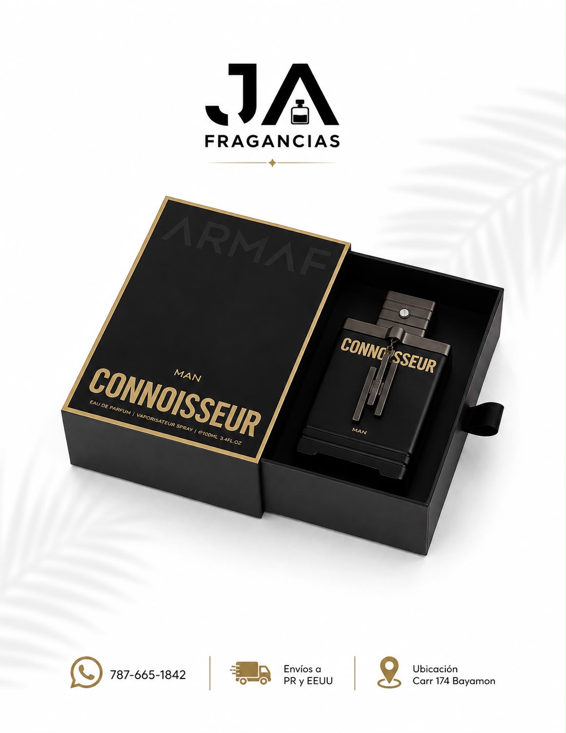 CONNOISSEUR ARMAF 3.4OZ  + 5 % Descuento Adicional