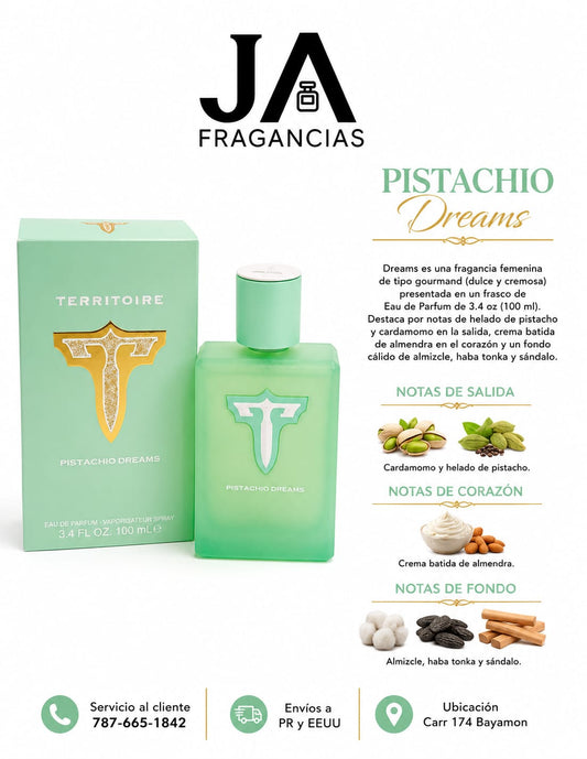 Territoire pistachio dream  3.4oz + 5 % Descuento