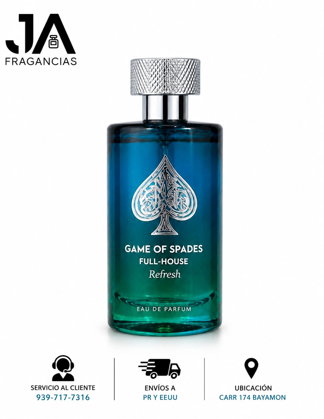 Game of Spades Full-House Refresh 3.4oz  5 % Descuento Adicional