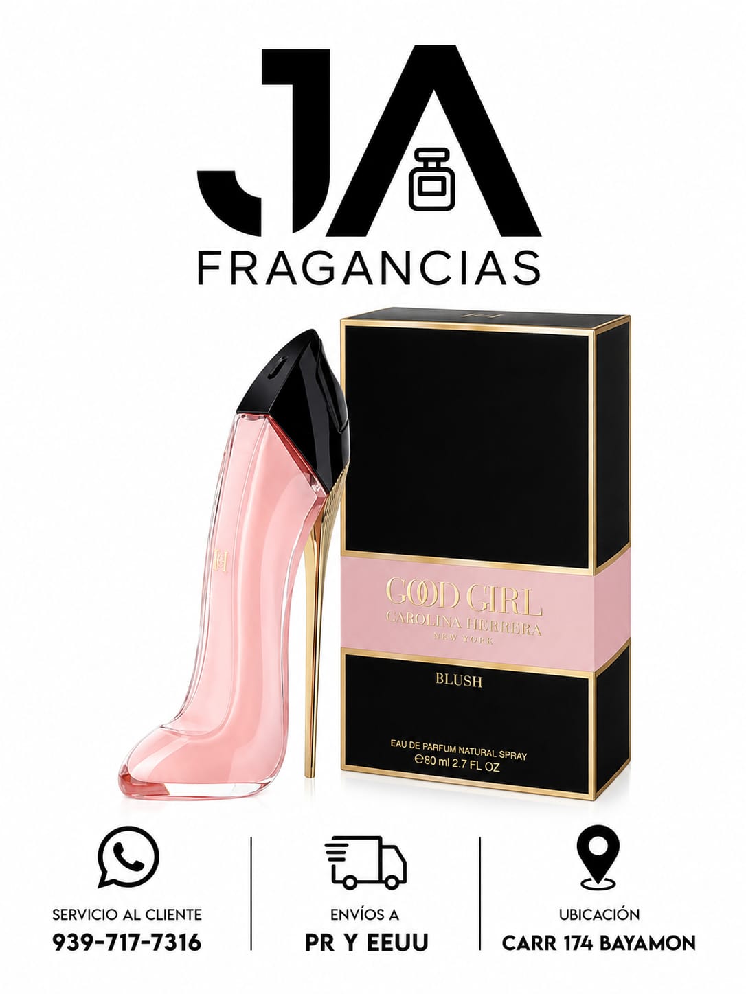 GOOD GIRL BLUSH By Carolina Herrera 2.7 OZ 5 % Descuento Adicional