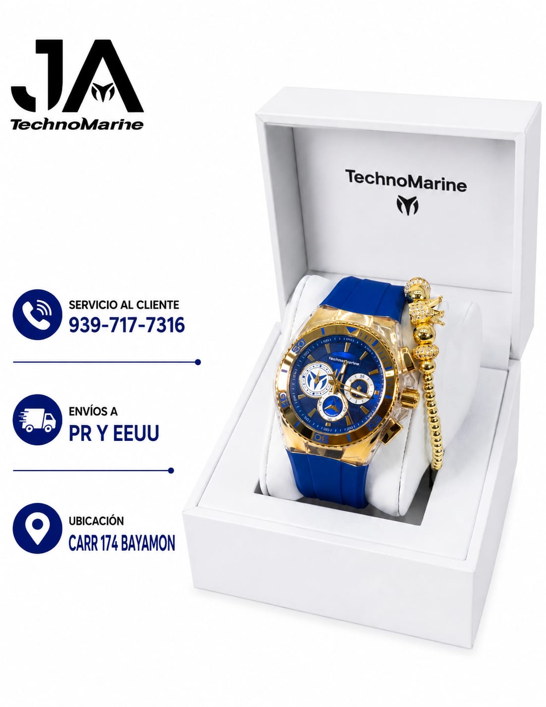 TechnoMarine Cruise California Men's Watch - 46.65mm Blue
