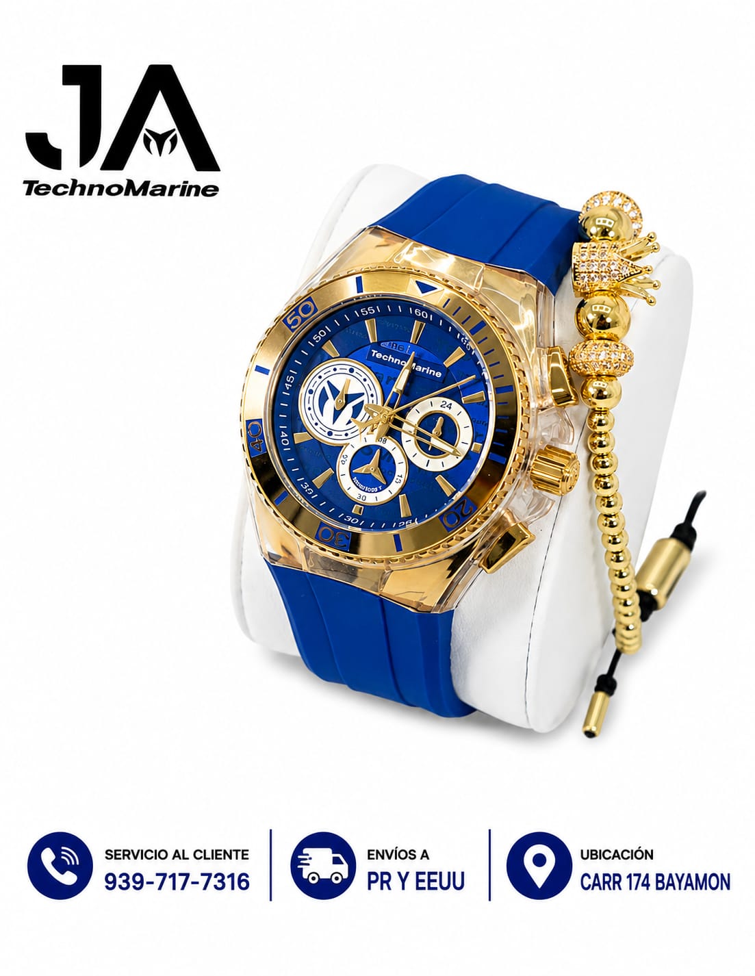 TechnoMarine Cruise California Men's Watch - 46.65mm Blue