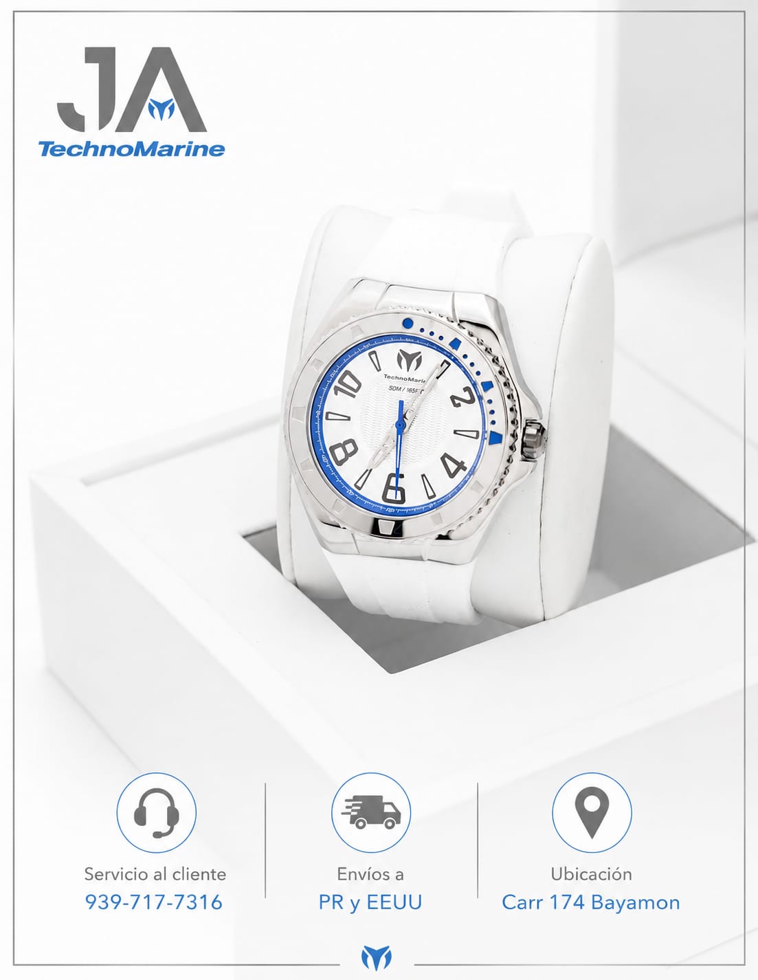TechnoMarine Lusso Mare Men's Watch White 44mm