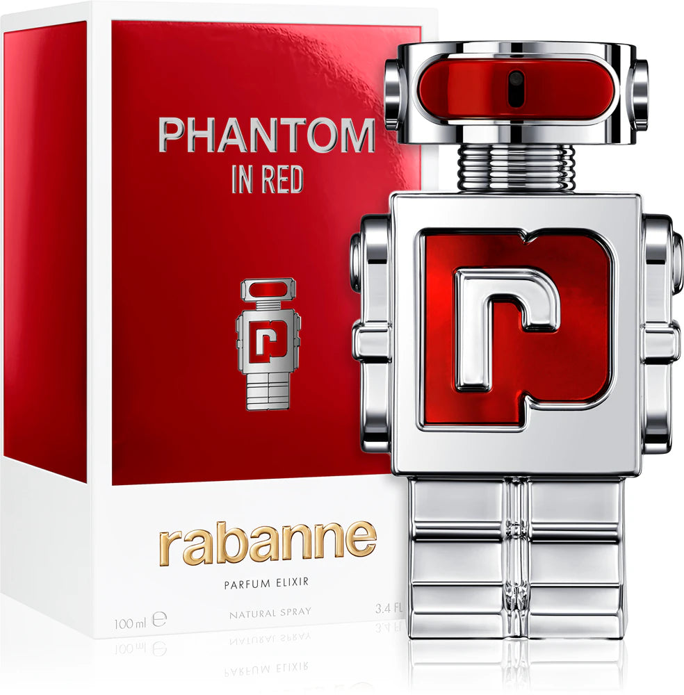 Phantom In Red Elixir 3.4oz Parfum Men %5 Descuento Adicional