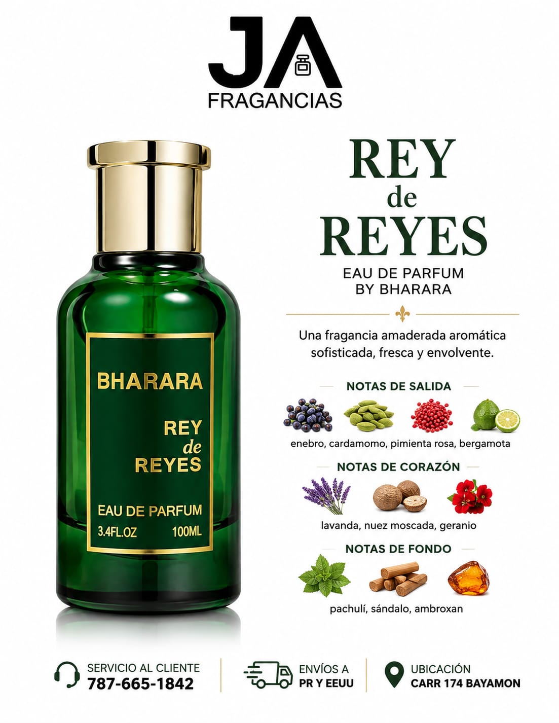 Bharara Rey de Reyes 3.4oz 5% Descuento Adicional