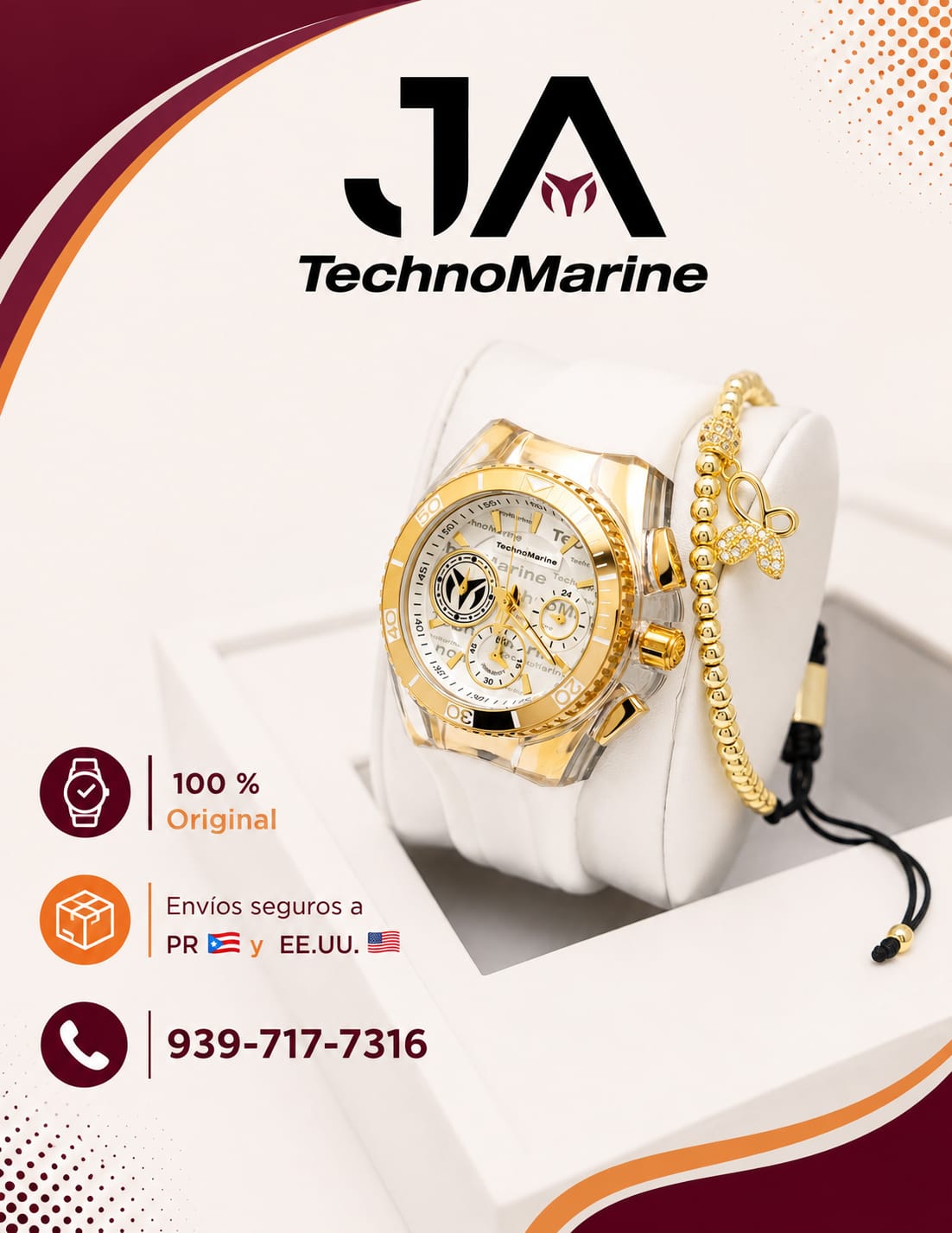TechnoMarine Cruise California Women’s - 40MM Gold