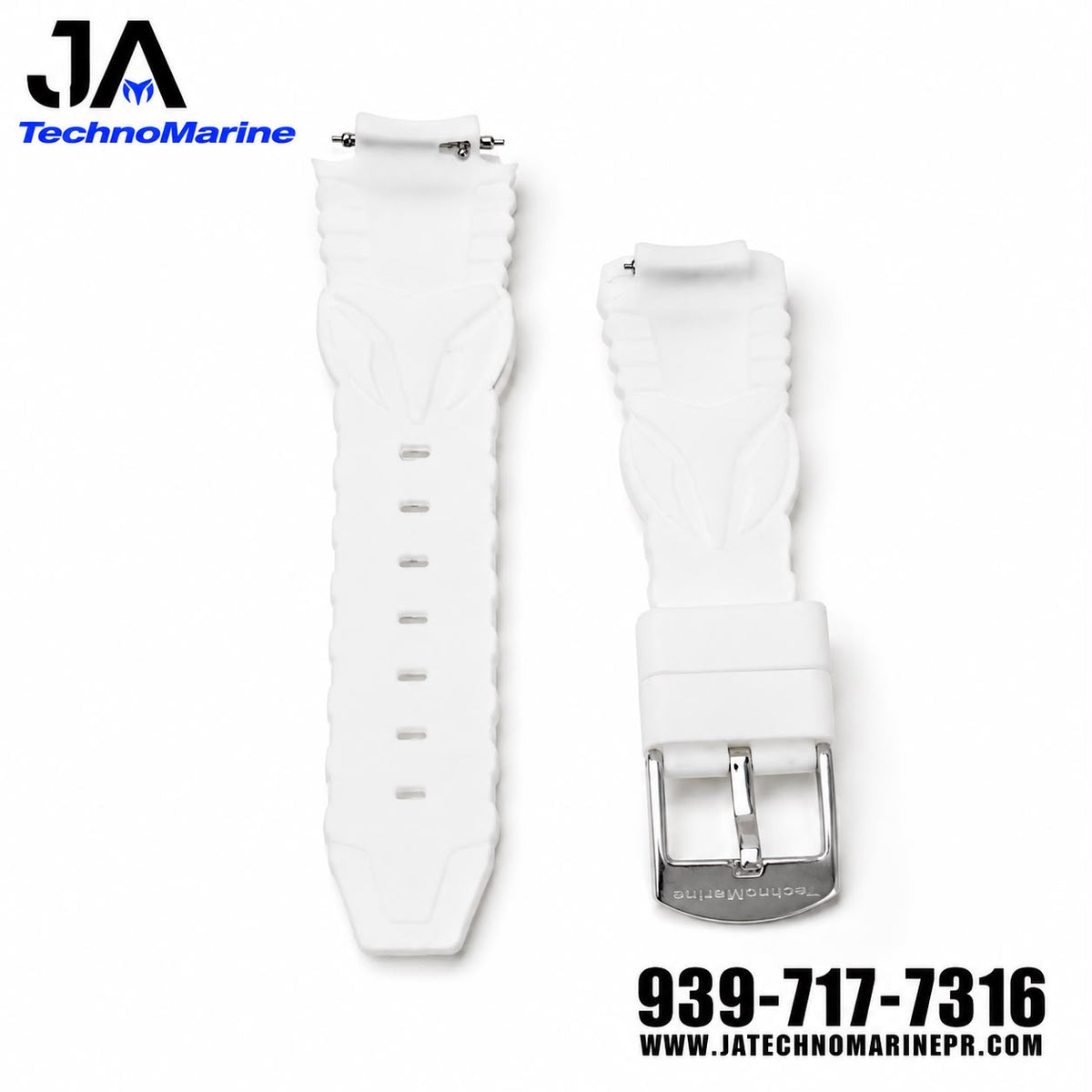 Correa Mujer 40 mm Pasador Frosted White 100% Original