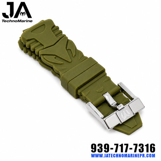 Correa hombre 44-45-46 mm Verde Militar 100% Original