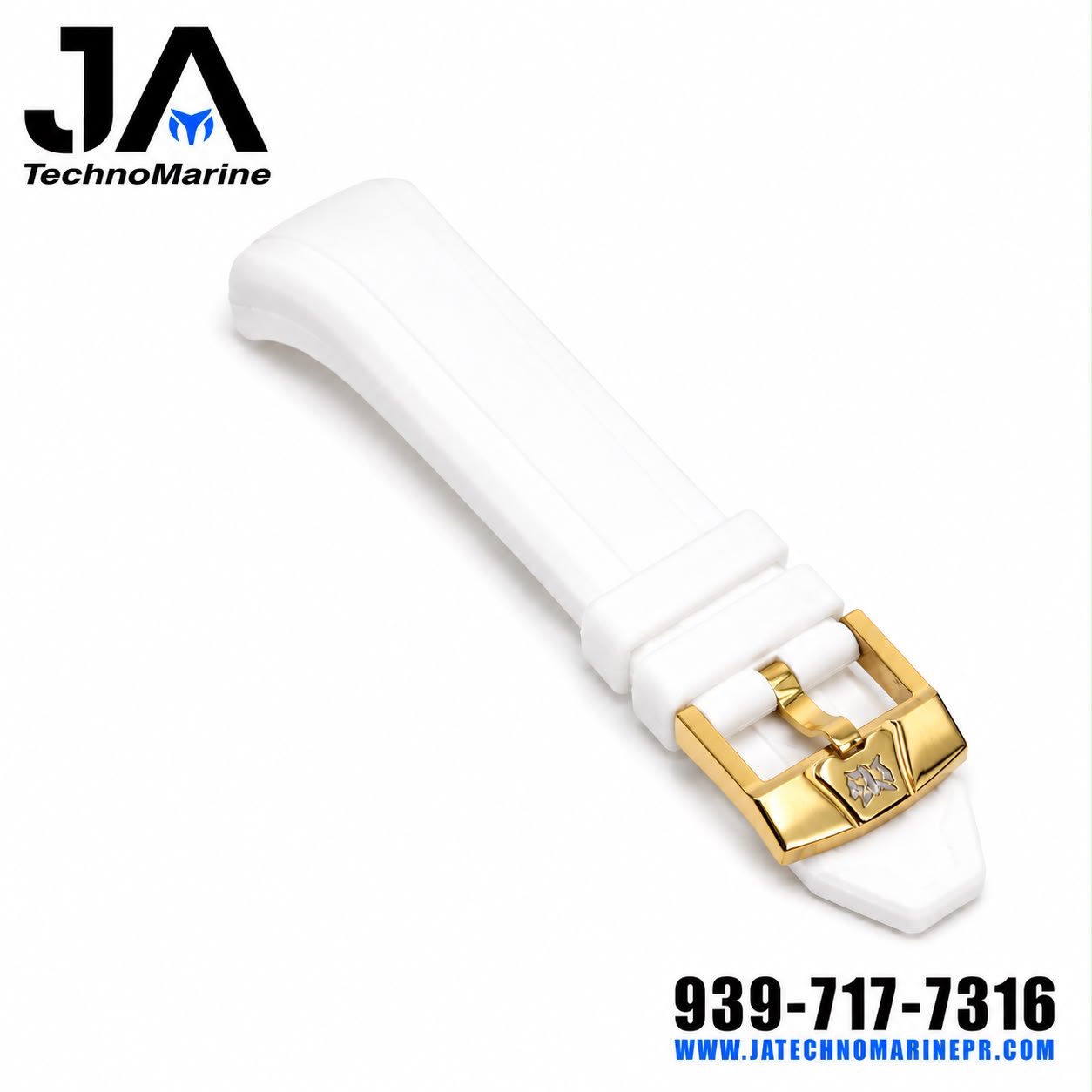Correa 40mm Pasador Con Hebilla Custom White