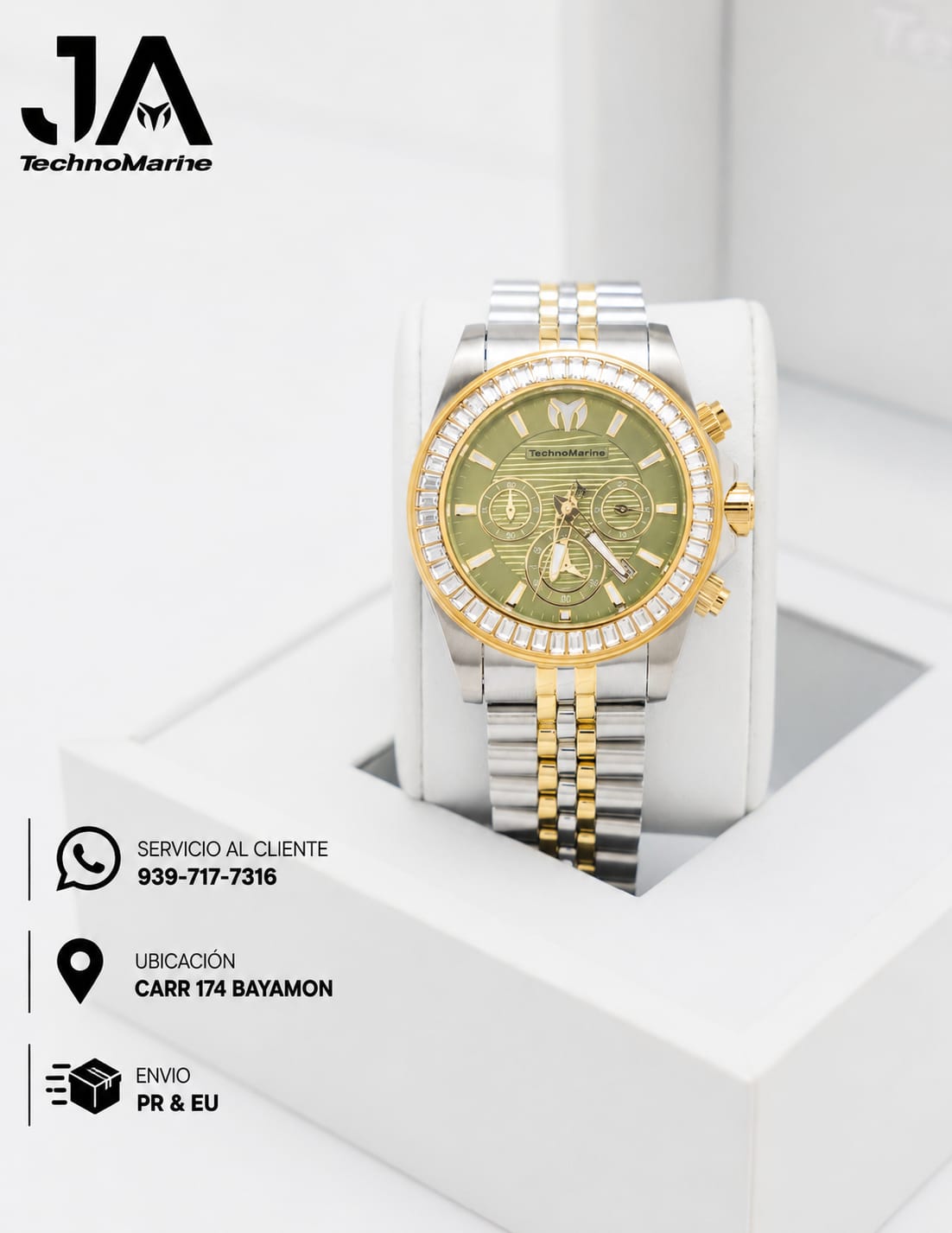 Technomarine Men Manta Ray Chronograph Quartz White Dial 42 mm