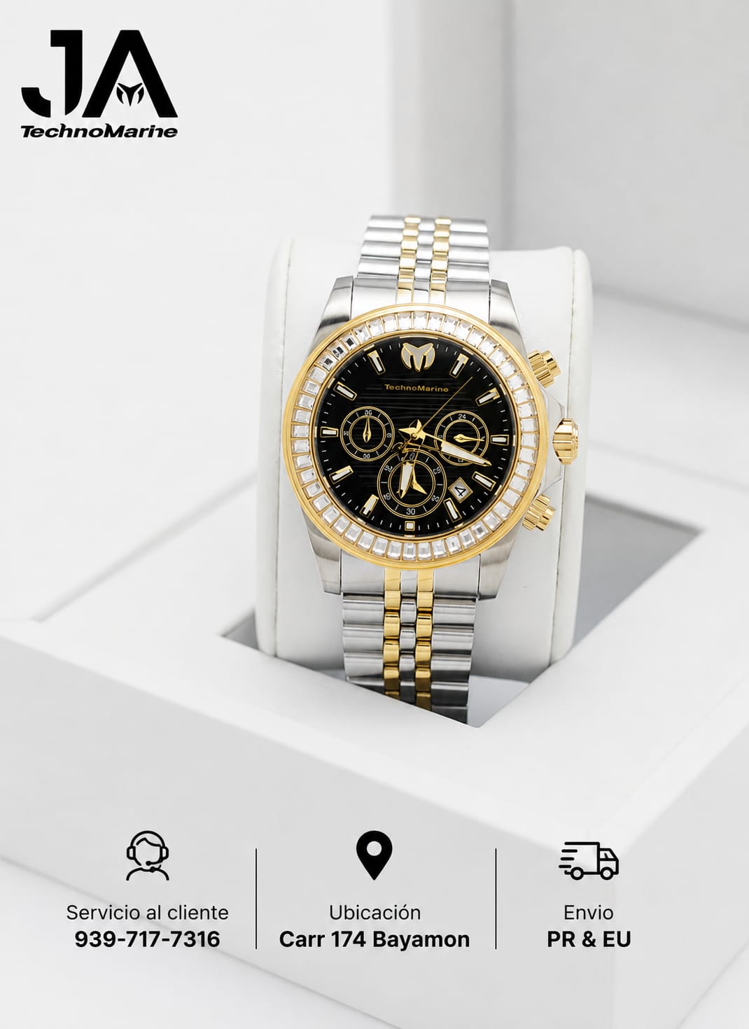 Technomarine Men Manta Ray Chronograph Quartz White Dial 42 mm