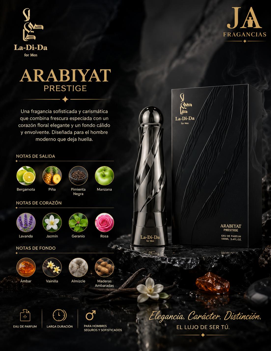 La Di Da For Him Arabiyat Prestige Eau de Parfum 3.4oz 5% De Descuento Adicional